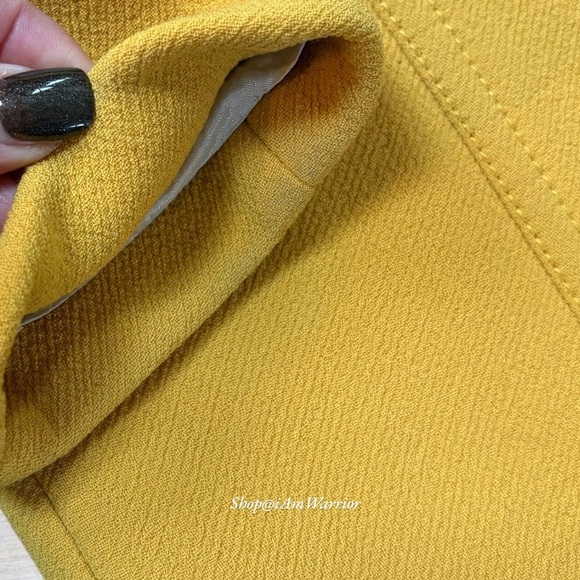 J.Crew goldenrod double breasted double cloth wool belted coat *shop@iamwarrior - Picture 12 of 15
